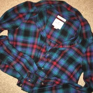 AE Ahhmazingly Soft Flannel Boyfriend Shirt
